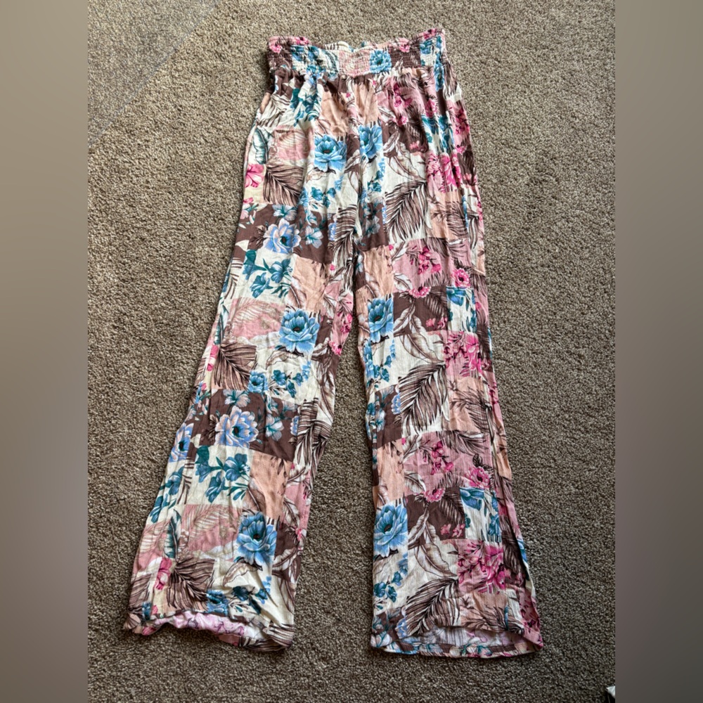 O’neill Multicolor Botanical Patchwork Style Pants - image 3